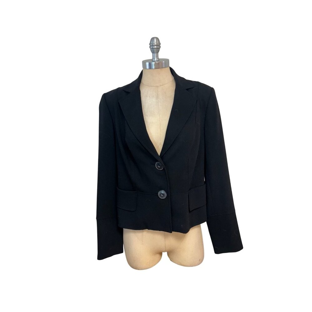 Magaschoni Collection Black Blazer Size 12 Fits 10 Professional Jacket